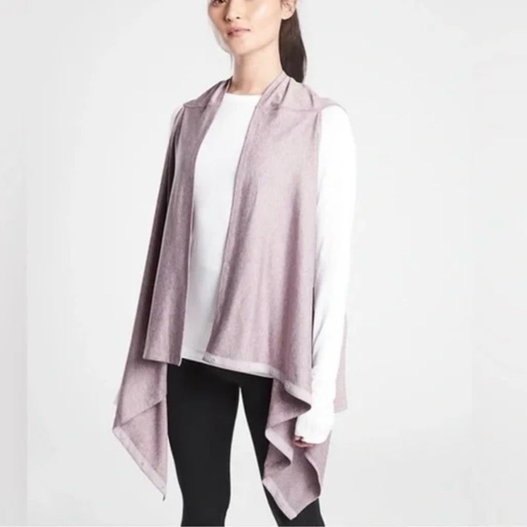 Athleta Accessories - Athleta Om Wrap in Powervita Mauve One Size Scarf Vest